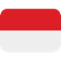 Flagge für Indonesisch