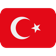 Flagge für Türkisch
